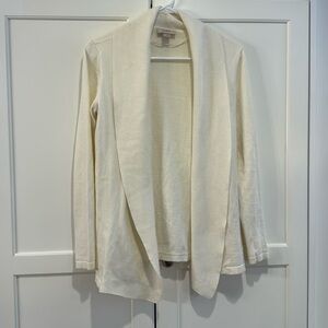 White Cream LOFT Cardigan